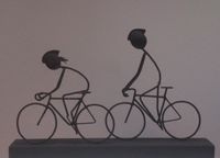 fietsend echtpaar